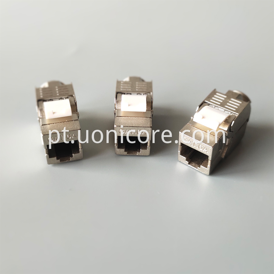 Zinc Alloy Housing CAT6a jack